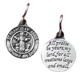Médaille CBC Group Sacred Traditions Saint François pour chien prête à être attachée au collier