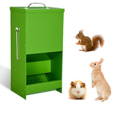 CCAENI distributeur d'aliments lapin vue avant, pratique et durable pour la cage