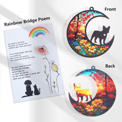 CCiaga Suncatcher stylo inscription nom du chien personnalisation
