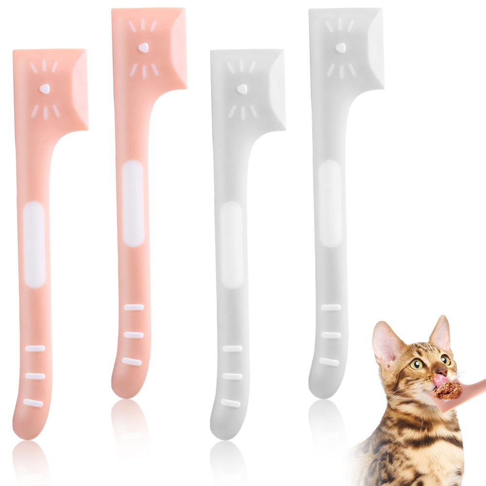 Cuillères Cdbc pour chat, ensemble de 4, pratiques et faciles à utiliser.