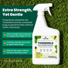 Cedarcide Tickshield – huiles essentielles de cèdre et citronnelle.