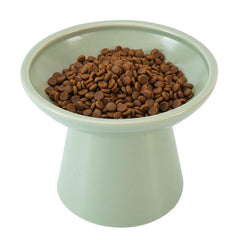 CEEFU bol chat céramique élevé 6,2 pouces, facile pour nourrir les gros chats.