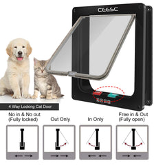 CEESC porte-chat étanche, protection contre intempéries.