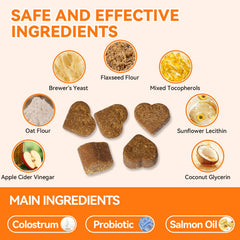 CeliAeh Dog Allergy Chews — saveur saumon appréciée par les chiens