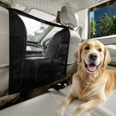 CEMZENFIX Barrière pour chien en maille résistante, sécurité renforcée en voiture.