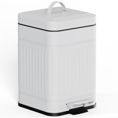 Poubelle rectangulaire CEROELDA 5L avec pédale pour usage pratique