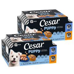 Cesar Chiot Loaf en Sauce: portions tendres pour repas appétissant et digestible