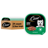 Cesar Filets en Sauce Dinde, barquette pratique prête à servir.