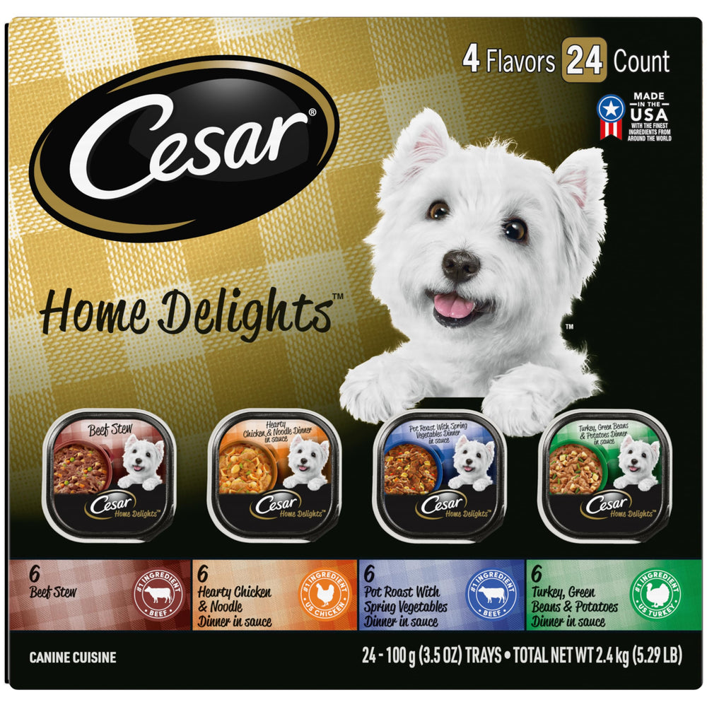 Cesar Home Delights Pot Roast avec légumes printaniers, repas savoureux et faciles à servir