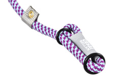 Cesar Millan Laisse Coulissante Violet, mousqueton métallique pour sécurité.