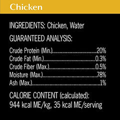 Pots Cesar poulet 13oz, portion pratique pour repas quotidiens