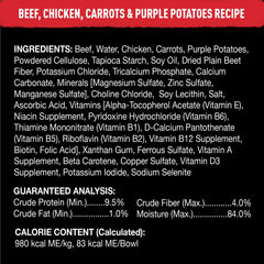 Cesar Wholesome Bowls poulet et boeuf gourmet: profil protéique appétissant
