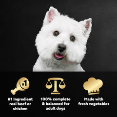 Cesar Wholesome Bowls poulet et legumes, repas équilibré pour chien.