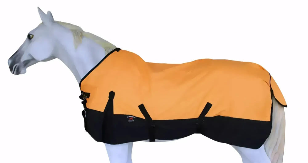 Couverture CHALLENGER 1200D sur cheval, protection imperméable contre la pluie.