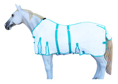 CHALLENGER couverture anti-mouches en maille légère offrant ventilation estivale au cheval