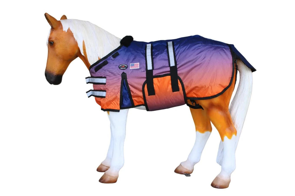 CHALLENGER Couverture poulain hiver 1680D, vue avant, protection contre le froid et l'humidité