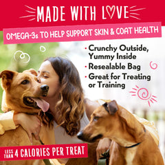 Ingrédients fruits et pois chiche dans Charlee Bear Nuggets pour un snack simple.