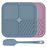 ChefAide tapis de léchage 8,5 pouces pour chiens et chats, calme les repas.