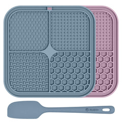 ChefAide tapis de léchage 8,5 pouces pour chiens et chats, calme les repas.