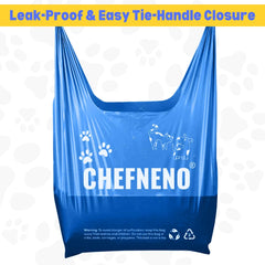 CHEFNENO sacs-etanche-robustes bleu empêche les fuites.