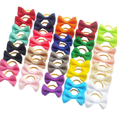 Noeud Chenkou Craft bleu doux 40mm, couleur apaisante pour le pelage Yorkie