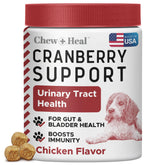 Chew + Heal Labs bouchées canines: soutien potentiel à la vessie et à l’immunité.
