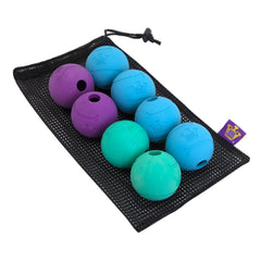 Chew King balles fetch 2,5 pouces, ensemble, idéal pour le jeu quotidien.