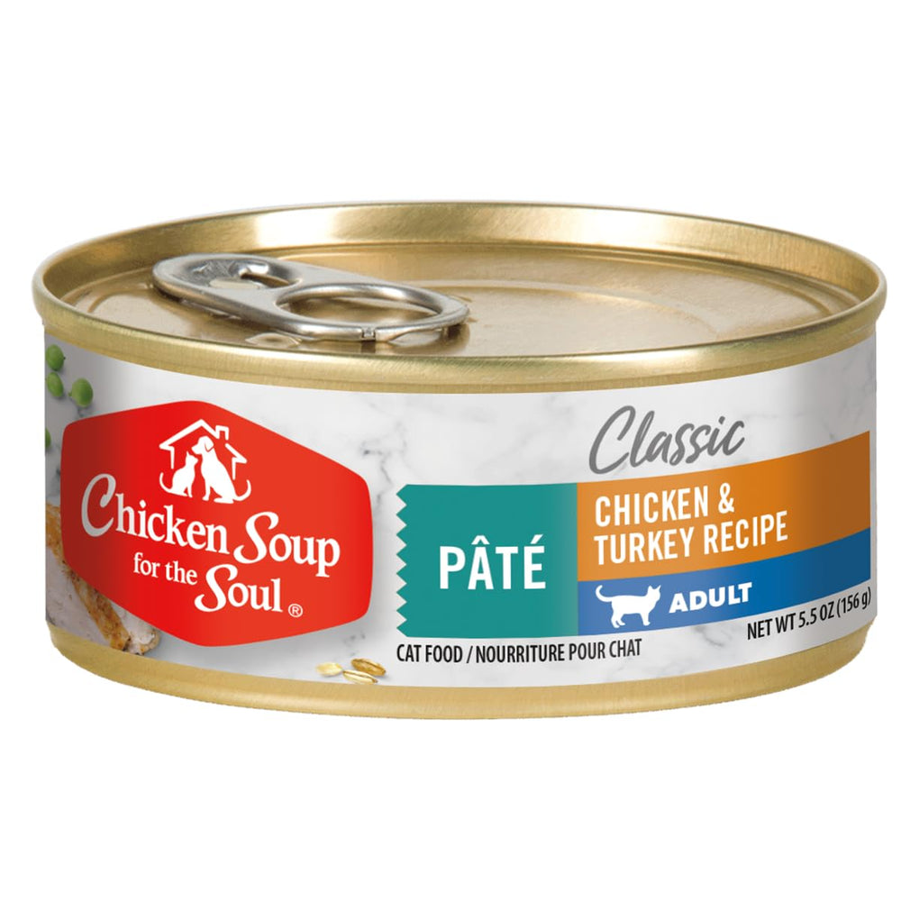 Chicken Soup for the Soul chat pâté premier ingrédient poulet, source de protéines de haute qualité.