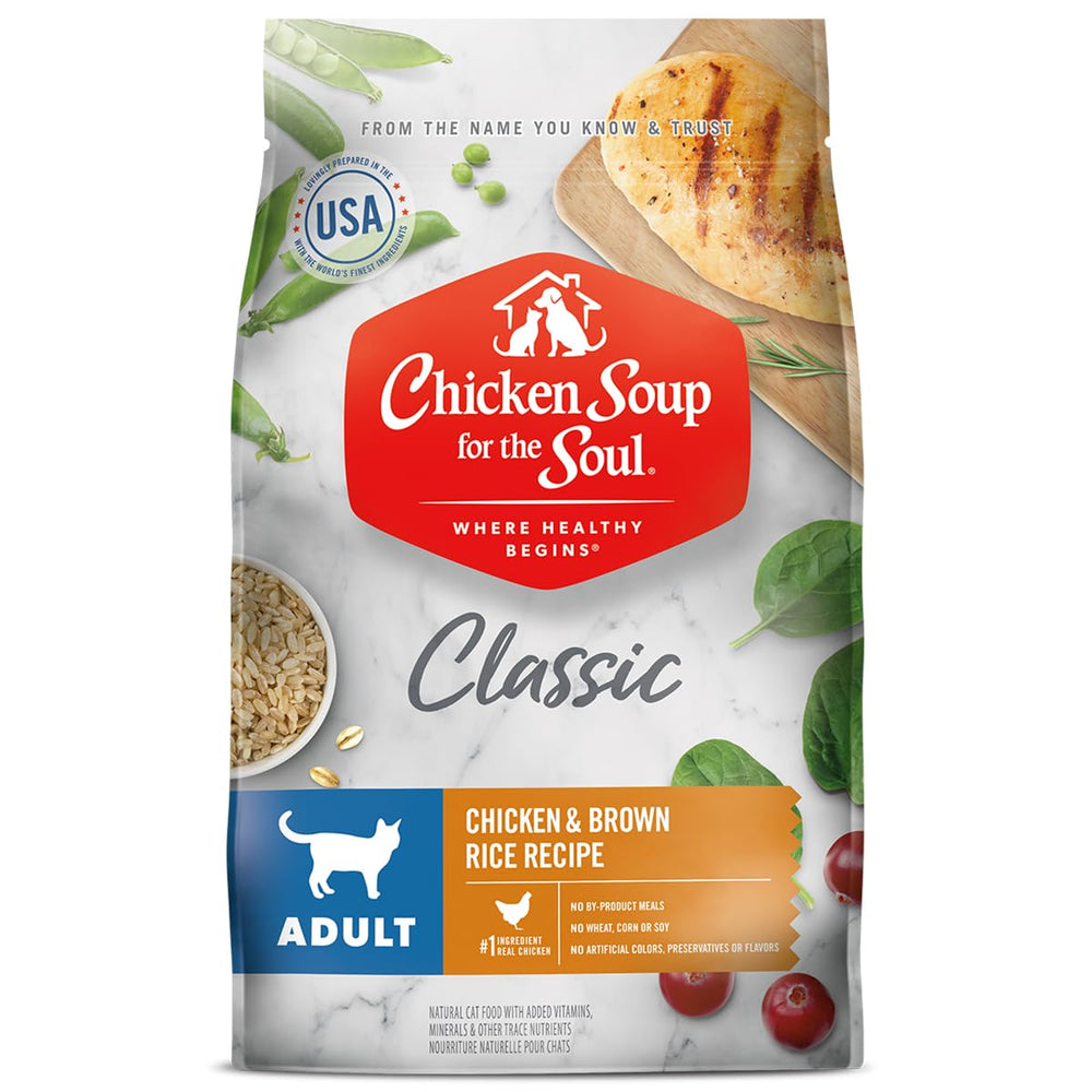 Chickem Soup for the Soul – sac d’alimentation sèche premium pour chat adulte, praticité et qualité