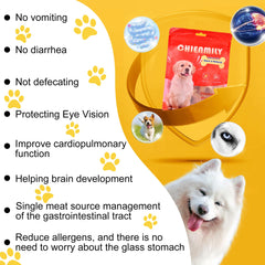 Chienmily ingrédients naturels patate douce, sans additifs et sans conservateurs.