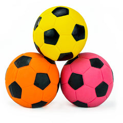 CHIWAVA jouet en latex pour chien moyen, ballons football siffants pour jeux interactifs