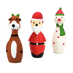 CHIWAVA Père Noël en latex qui siffle pour chien