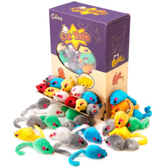 CHIWAVA souris peluche format 4,1 po – idéale pour sessions de jeu courtes.