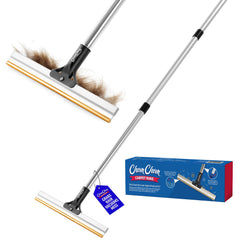 ChomChom Râteau sur tapis avec dents en cuivre éliminant les poils incrustés.