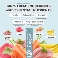 Choolip Squeeze Vita Stick lutéine et oméga-3 pour la santé rétinienne