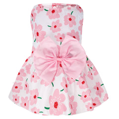 Robe florale Choyaxo pour chat, design frais idéal pour les journées chaudes.