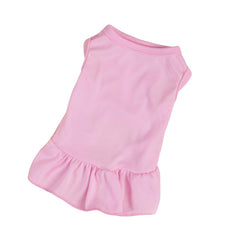 Robe pour chien jaune sans manches Choyaxo, couleur vive et tendance.