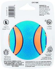 Chuckit! Ultra siffante Balle Large: balle qui flotte, idéale pour les jeux sur l'eau.