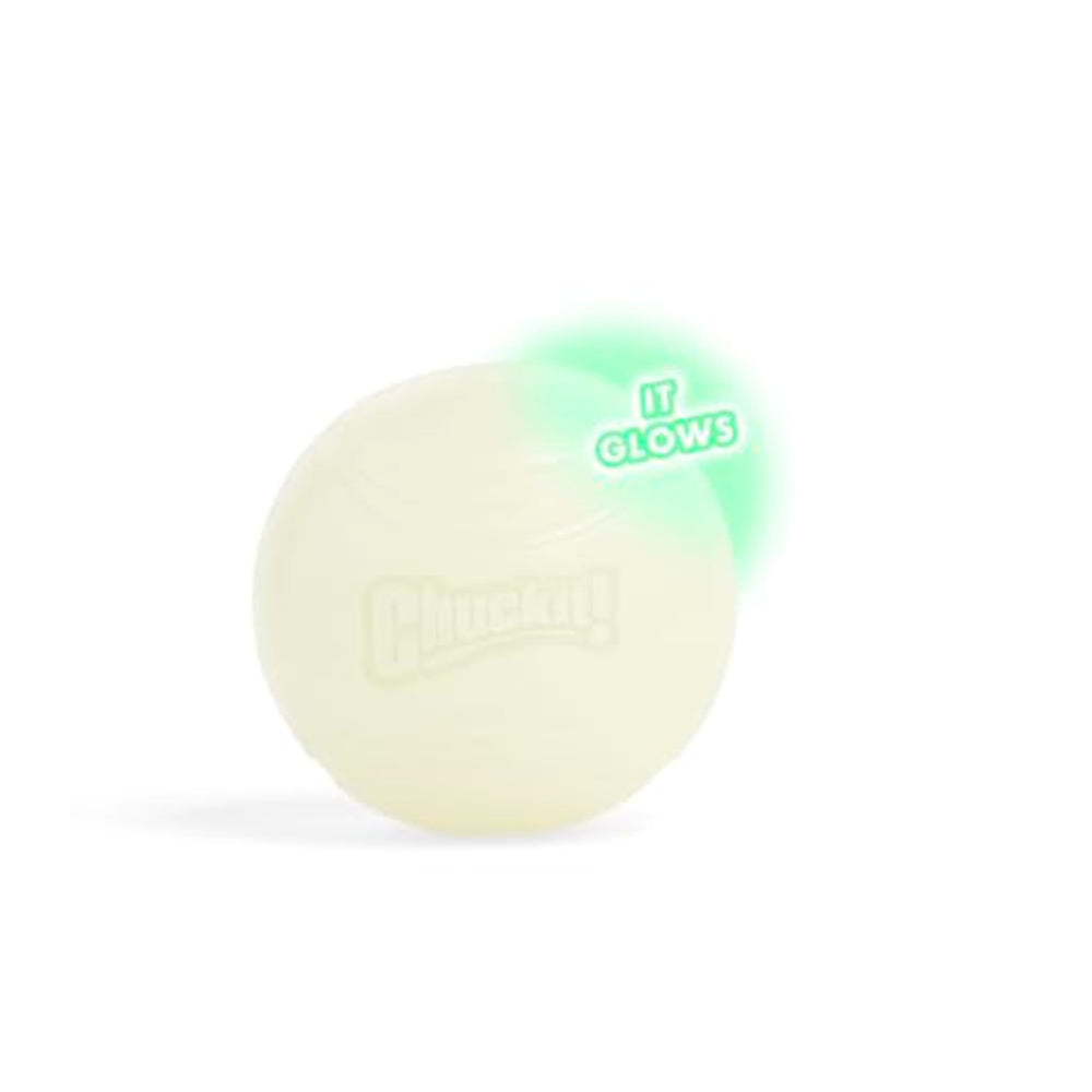 Chuckit! Balle lumineuse pour chiens grand format, idéal fetch nocturne.