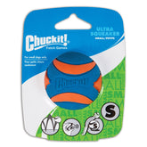 Chuckit! Balle Sifflet Ultra Petit lot de 4, idéale pour sessions de jeu actives avec votre chien.