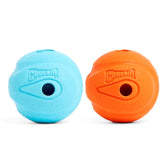 Balle siffleuse Chuckit Whistler pour des lancers plus stimulants.