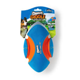 Balle Chuckit Giggle Fumble, diamètre de 7,9 po, idéale pour des séances de fetch dynamiques.