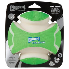 Balle ChuckIt Kick Fetch flottante, idéale pour les jeux dans l’eau.