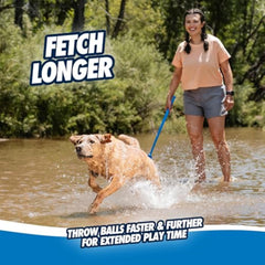 Lanceur Chuckit! accepte balle diamètre 2,5 pouces pour chiens moyens