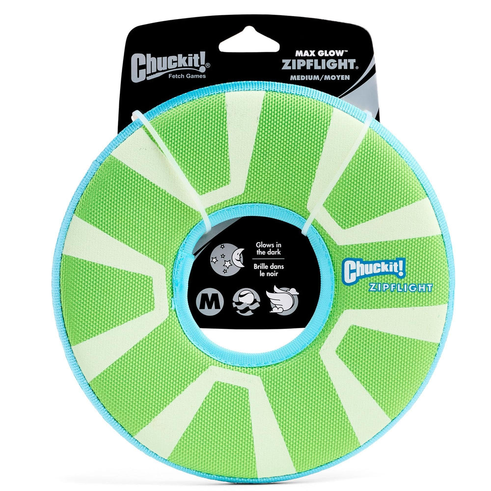 Chuckit Zipflight Disc lumineux nocturne pour sessions nocturnes prolongées