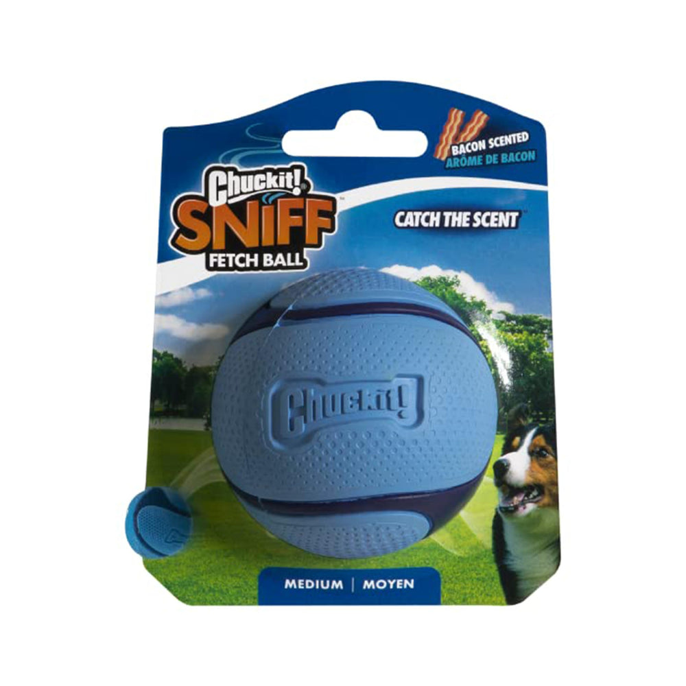 Chuckit! Sniff Ball avec odeur bacon qui attire le chien en jeu de rapport