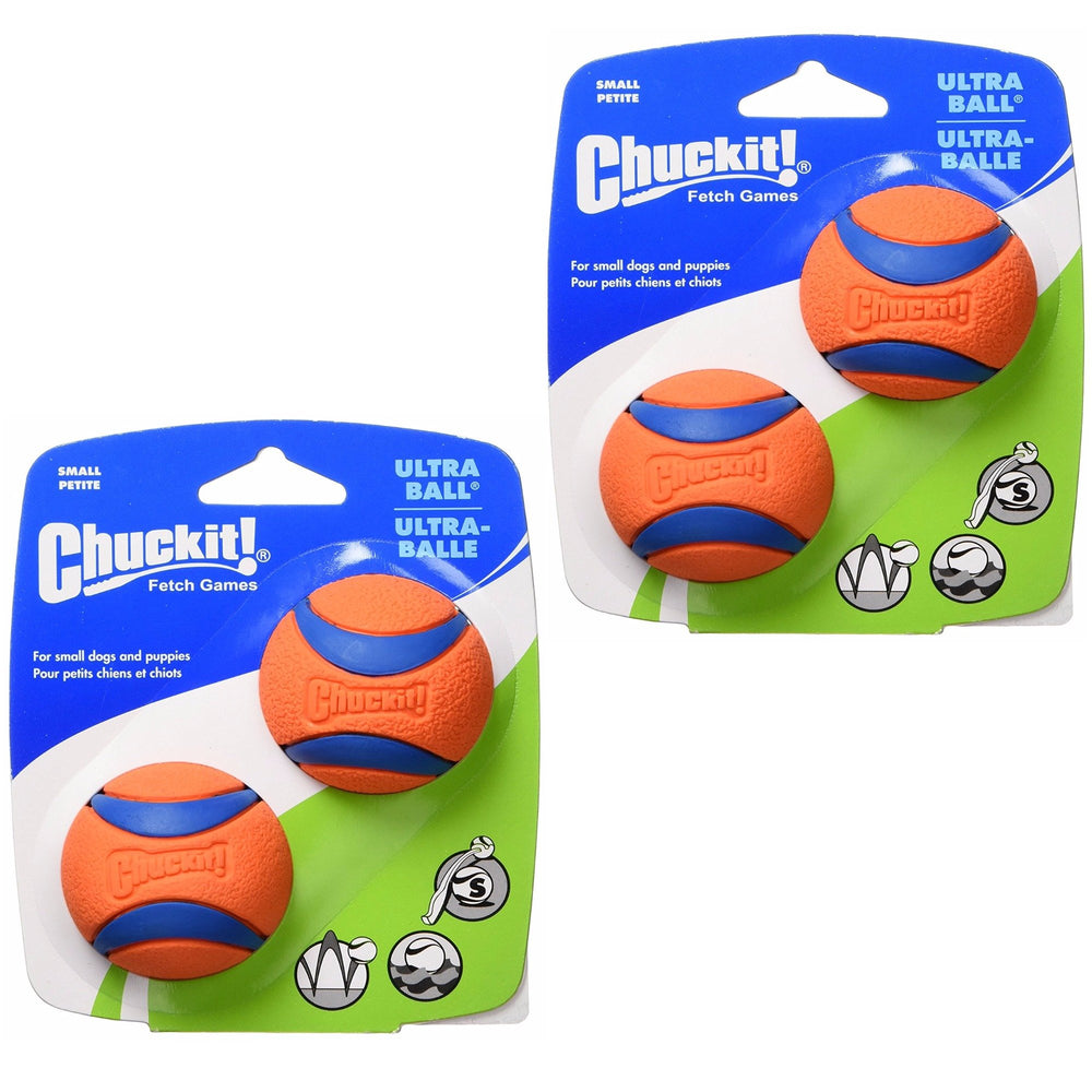 Chuckit! Ultra Ball durable en caoutchouc, prête pour des sessions robustes.
