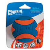 Chuckit! Ultra siffante Balle Large: ensemble de trois balles durables pour des sessions de jeu.