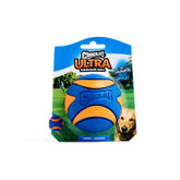 Balle Chuckit Ultra Siffleuse pour chien grand, rouge et attrayante lors du fetch.