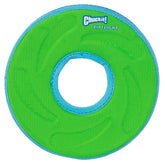 Chuckit ZipFlight disque flottant orange et bleu, visibilité élevée pour l'eau et le terrain.